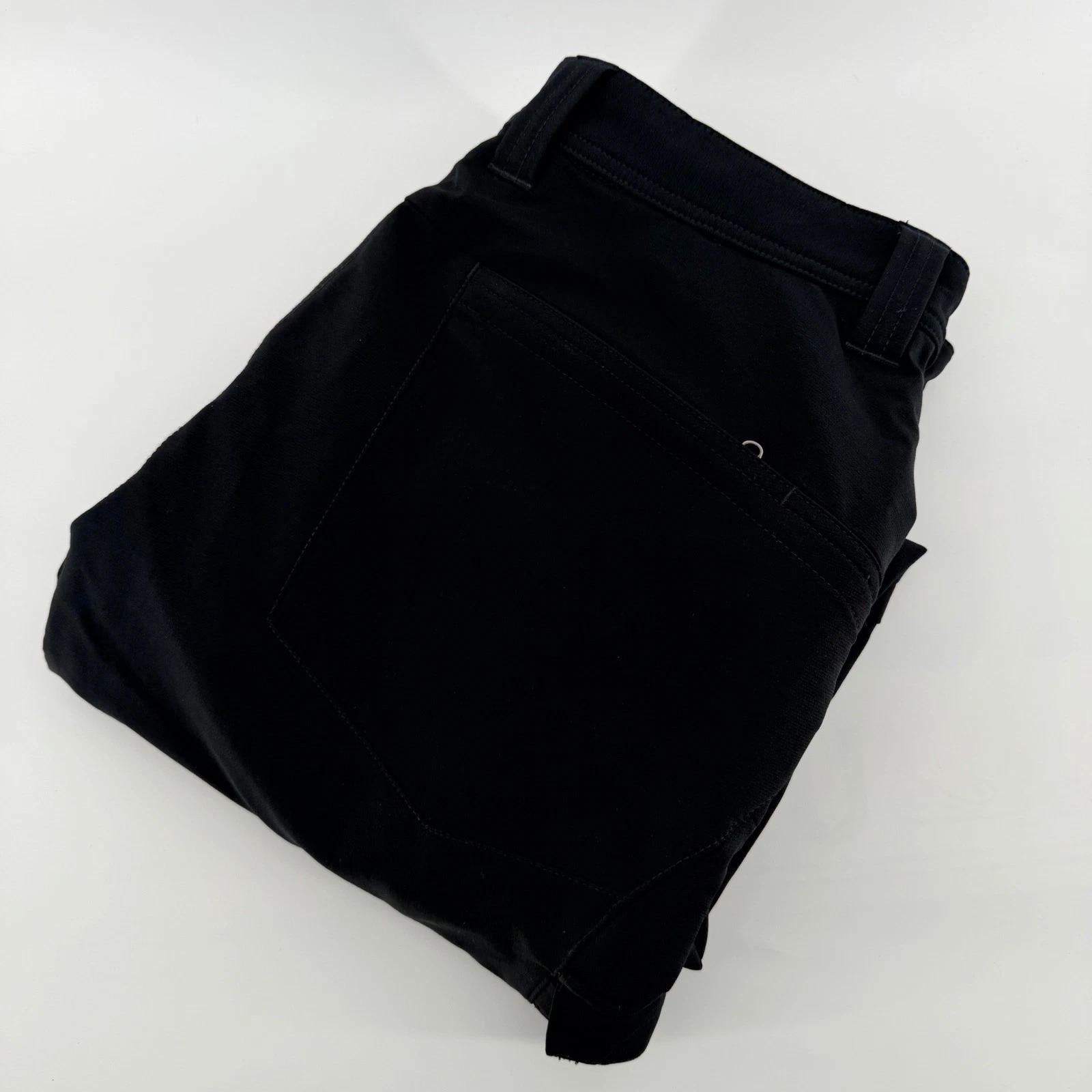 Mountain Hardwear Mens Technical Hiking Cargo Pants Softshell Black 34 Short