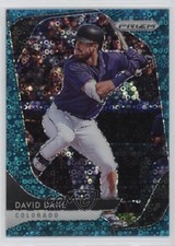 2020 Panini Prizm Tier II Quick Pitch Teal Donut Circle 3/15 David Dahl 0eq8