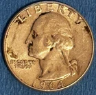1964 Washington Silver Quarter