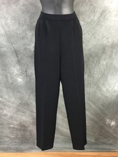 BEAUTIFUL St John knit black pant size 8