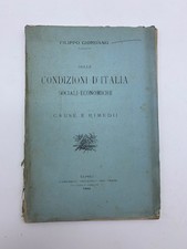 Filippo Giordano, Delle condizioni d'Italia sociali-economiche. Cause e rimedii
