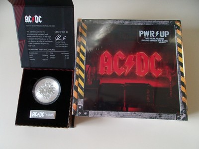 AC/DC - 2021 1 oz. Pure Silver Frosted $1Coin & PWR/UP Box set | eBay