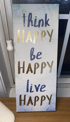 Happy Canvas Wall Art | eBay