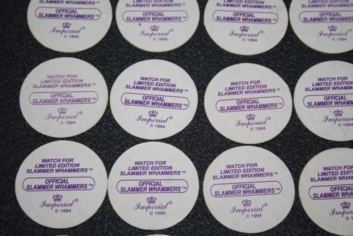 21 Imperial Slammer Whammers Floppy Caps Pogs Sammlung Konvolut Retro Vintage - Bild 16 von 17
