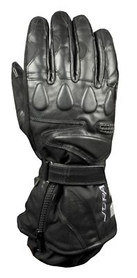 Jopa Winter-Motorradhandschuh Hipora schwarz wasserdicht gefüttert Gr. XXS S 4XL