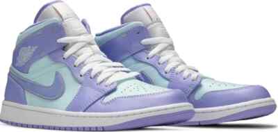Nike Air Jordan 1 Mid Mens Purple Pulse Arctic Punch 554724 500