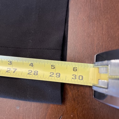 Calvin Klein Dress Pants Boys 18 Regular Black Flat Front Straight Leg - Picture 8 of 10