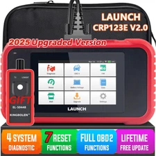 2025 LAUNCH X431 CRP123E V2.0 Elite Car OBD2 Scanner Diagnostic Tool ETS DPF ABS