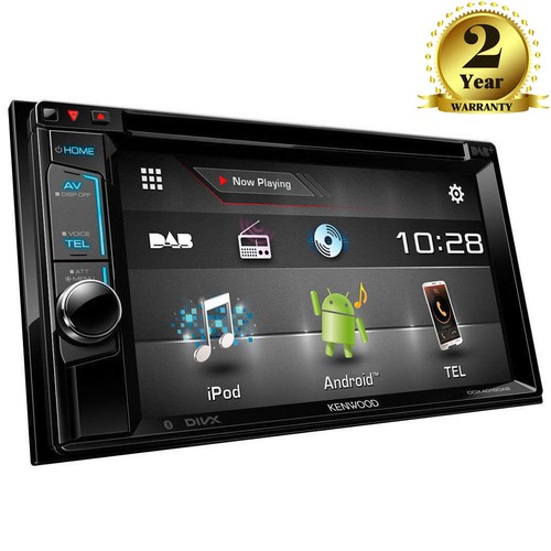 Kenwood DDX-4016DAB 6.2" WVGA CD DVD Receiver USB iPod Bluetooth DAB Stereo