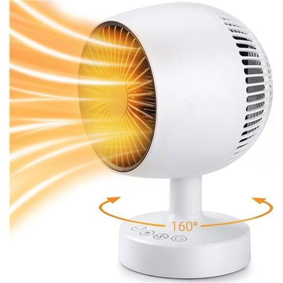 Small Space Heater 1200W Desk Heater for Office Portable Electric Heater