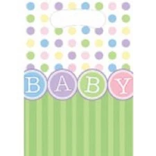 Baby Shower Party Supplies Loot Favor Bags 8 ct