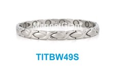 High power Womens magnetic Titanium bracelet 5000 Gauss magnets 
