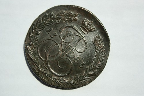 49.18g Uncirculated Original Patina 5 kopeks 1783 KM kopecks (R348) - Picture 5 of 15