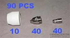 90 PCS P-80 High Frequency AIR Plasma Cutter Pilot Arc Torch Consumables