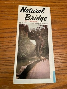 1970's Vintage Brochure - Natural Bridge, Virginia