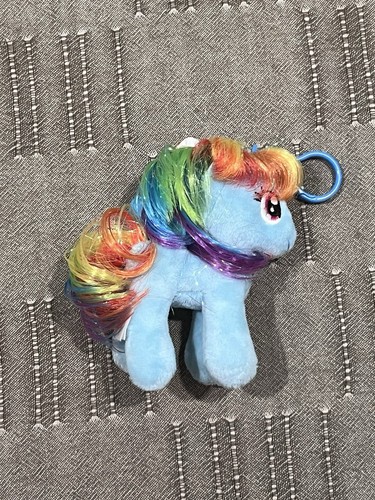 My Little Pony G4 unbenutzt Rainbow Dash Plüsch Rucksack Clip 2017 TY Sparkle - Bild 2 von 5