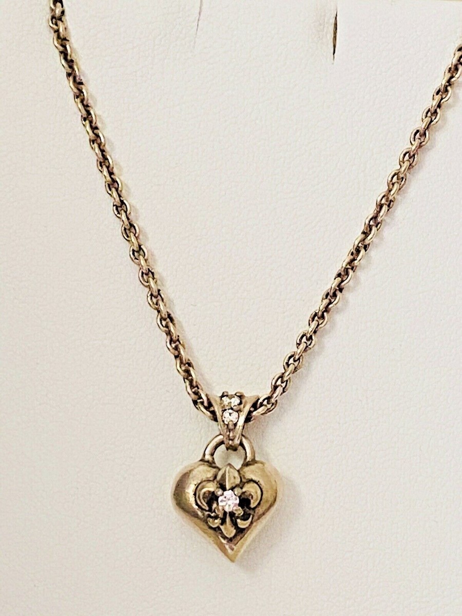 アクセサリー Patrick cox cross necklace Patrick Cox PC Sterling Silver 925S Fleur De Lis Heart Pendant