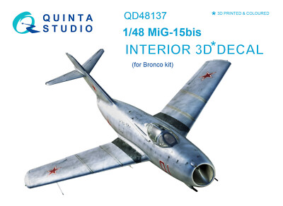 MiG-15 - 3D GÜRTEL INSTRUMENT & INNENVERKLEIDUNGEN zu BRONCO #48137 QUINTA
