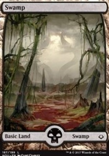 Swamp (Full Art) X4 (Hour of Devastation) MTG (NM) *CCGHouse* Magic - Picture 1 of 1
