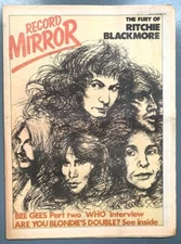 1978 UK MUSIC MAGAZINE RITCHIE BLACKMORE Rainbow THE WHO Pete Townshend Daltrey