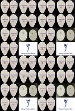  BIG BONUS 48 X REPLACEMENT MASSAGE PADS LG FOR DIGITAL MASSAGER TENS MACHINE