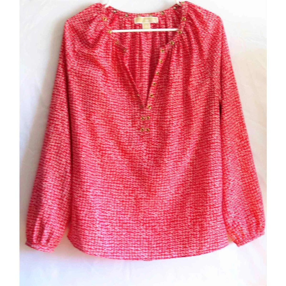 Michael kors blouses red deals