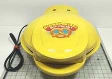 Super Pretzel Soft Pretzel Maker Yellow Makes 5 Pretzels-Smart Planet Tested.