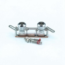 8cm VGA/GPU/chipset mosfet water cooling block acrylic+cooper G1/4 with fitting