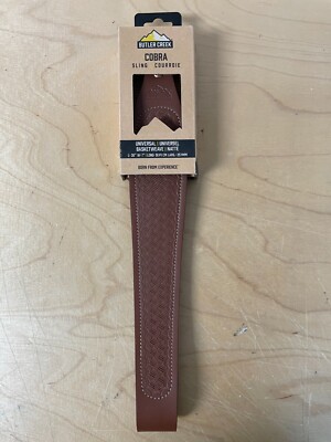 Butler Creek Rifle Sling Leather Cobra Sling Basketweave #2641-2
