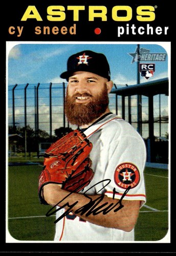 2020 Topps Heritage Cy Sneed Rookie Houston Astros #624 - Picture 1 of 2