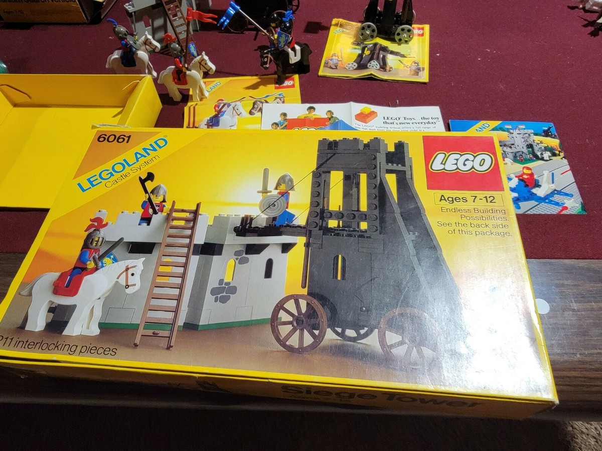 Lego 6061 6021 and 6030 Castle System Catapult