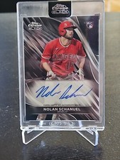 2024 Topps Chrome Black Nolan Schanuel Base Auto Angels RC