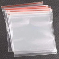 Zip lock Pouches, Zip lock Bag For Prasad Bag Storage, Freezer 3"X 4") (50 Bags)