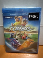 Dreamworks TURBO Blu-Ray DVD Digital HD, 2013 New Sealed