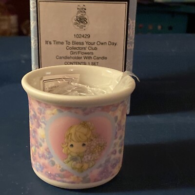 Precious Moments It s Time To Bless Your Own Day Candle Holder NIB