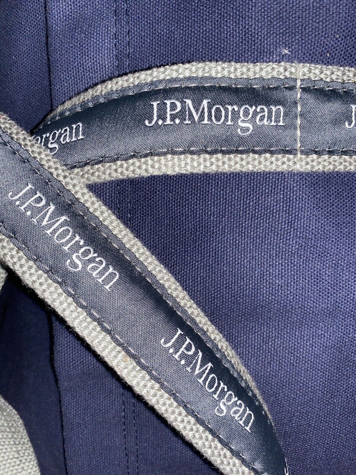 JPMorgan JP Morgan Chase JPM - 17” Original Duffel FO Trader Banker Bag -  Navy | eBay