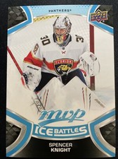 21-22 UD MVP Hockey Rookies Ice Battles 242 Spencer Knight