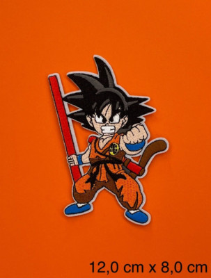 Bügelbild, Aufbügler, Aufnäher, Patch  DRAGON BALL Z* SON-GUKO* - stehend