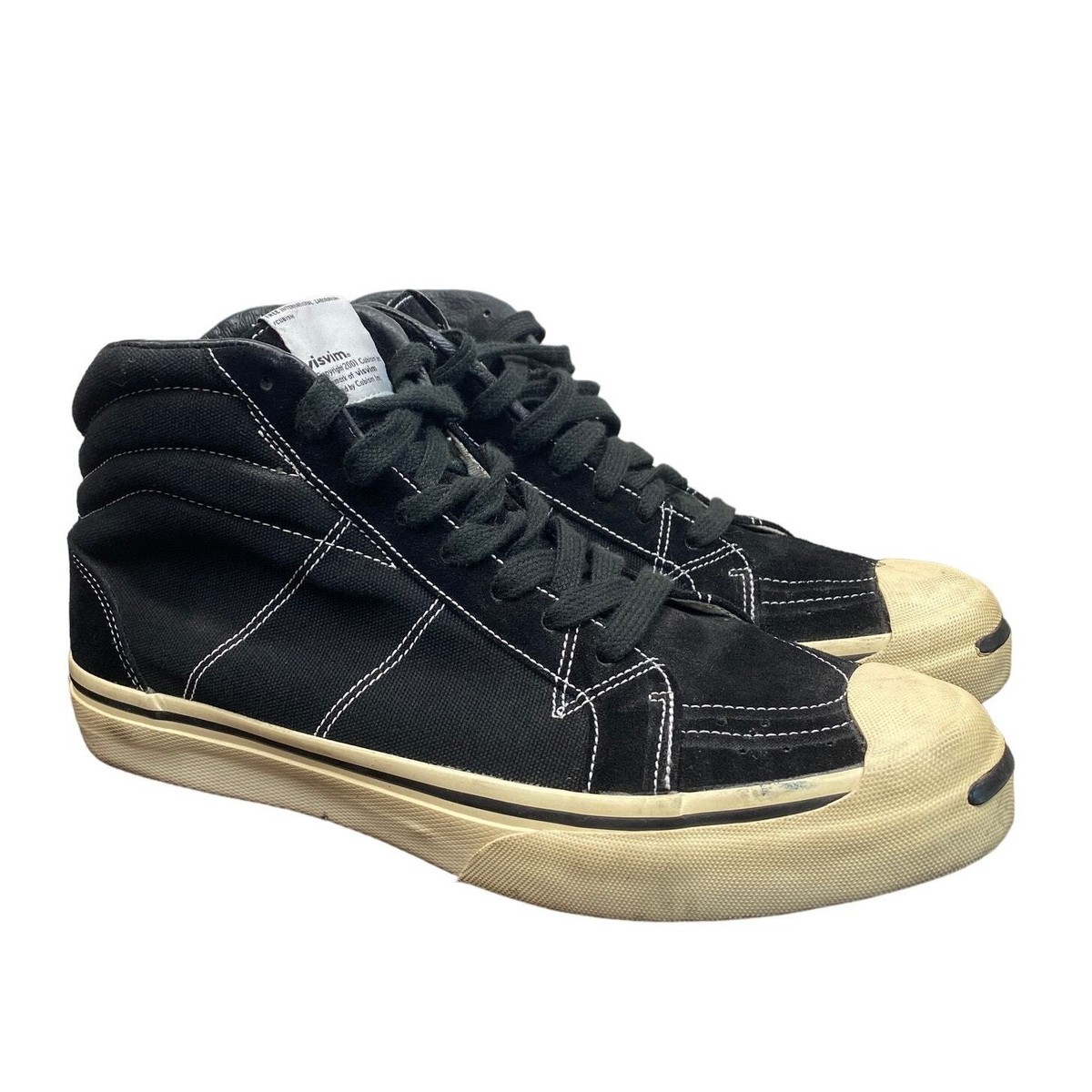 Rare Vintage 2001 Visvim Cubism High Top Skate Sneakers Shoes