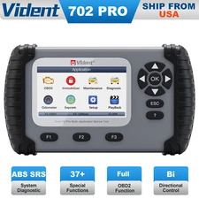 Vident 702Pro Check ABS SRS Code Reader OBD2 Scan Bi-Directional Diagnostic Tool