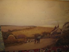 Hanson Albert, *1866 English Village with People