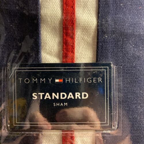 TOMMY HILFIGER STANDARD SHAM AC SÓLIDOS NAV STD SHAM NUEVO EN PAQUETE - Imagen 2 de 5