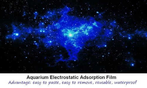 Poster sfondo acquario Star Dust Galaxy acquario acquario acquario acquario pellicola statica adsorbimento - Foto 9 di 9