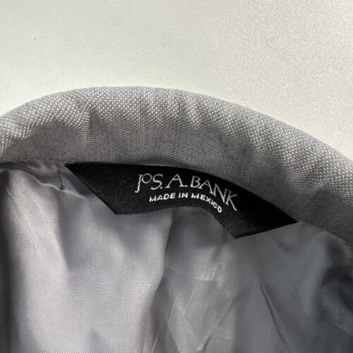 Jos A Bank Signature Granada blazer uomo 2 bottoni grigio 42R lana/seta - Foto 8 di 15