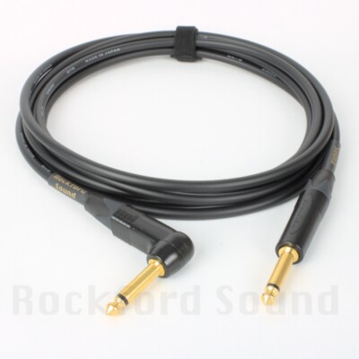 Canare GS-6 Studio Guitar Cable, 5 foot, Straight to Right