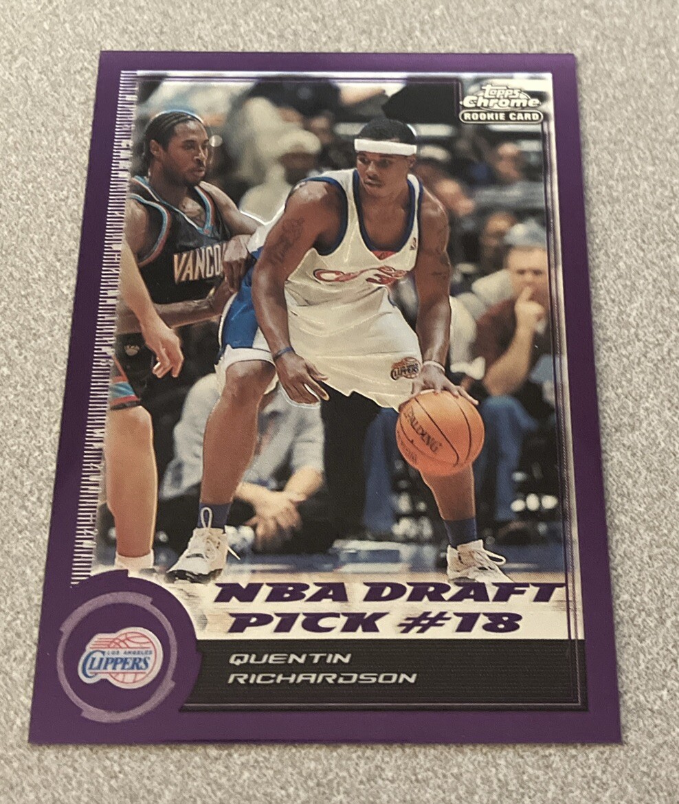 2000-01 Topps Chrome RC #167 Quentin Richardson Clippers /1999