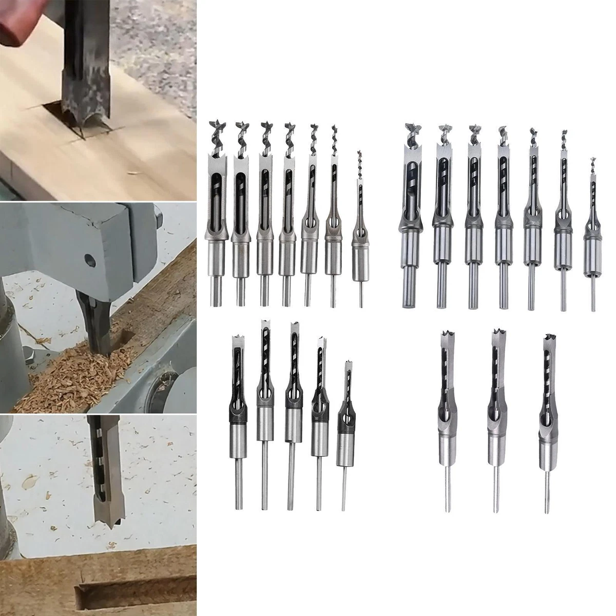 Easy square 2024 drill bit set