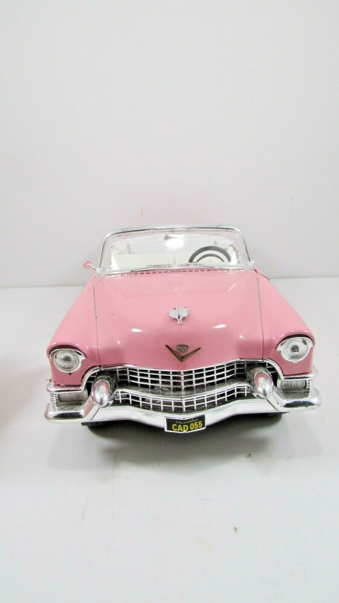 1955 Cadillac Eldorado Pink Convertible 1/21.5 Scale Diecast
