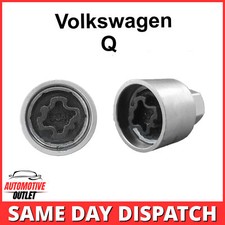 Verriegelung Sicherheitsbolzen Radmutter Schlüssel Brief Q Buchse Lwnk Für VW UK