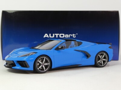 AUTOart Chevrolet Corvette Stingray Rapid Blau 2020 1/18 71281